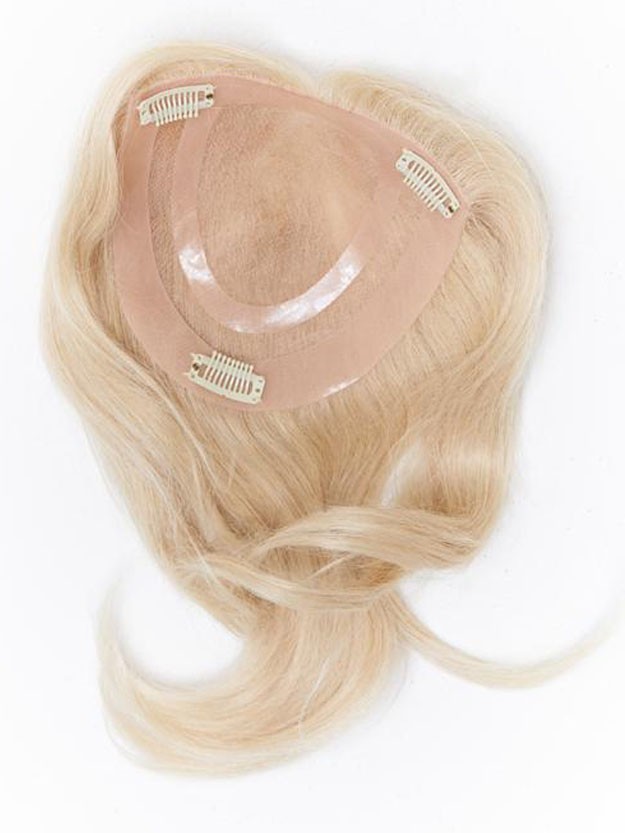 New Human Hair Blonde Mono Top Piece High Quality Top Hair Pieces