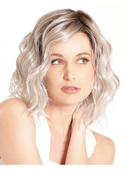 Trendy Ladies Short Wavy Lace Front Bob Wigs