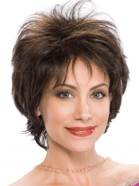 New Short Feather Cut Style Ladies Wig for Ladies
