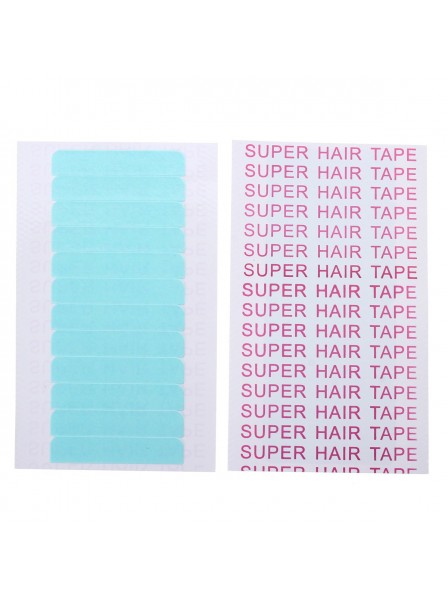 Waterproof 5 Sheets 60pcs Hair Tape Adhesive Glue Double Side Tape For Wig