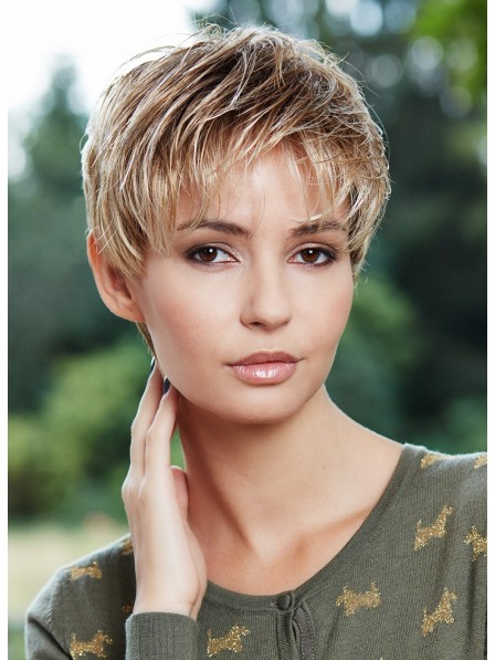 Elegant Cropped Haircut Women Wig