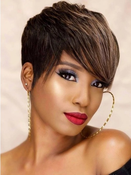 Cheap Short Heat Friendly Synthetic Hair Wigs For Women