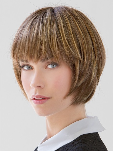 6"-12" Straight Blonde 100% Human Hair Bangs