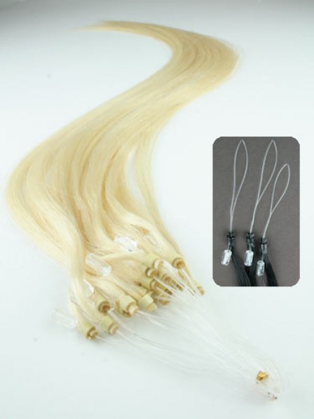 Straight Human Hair Micro Loop Ring Hair Extensions