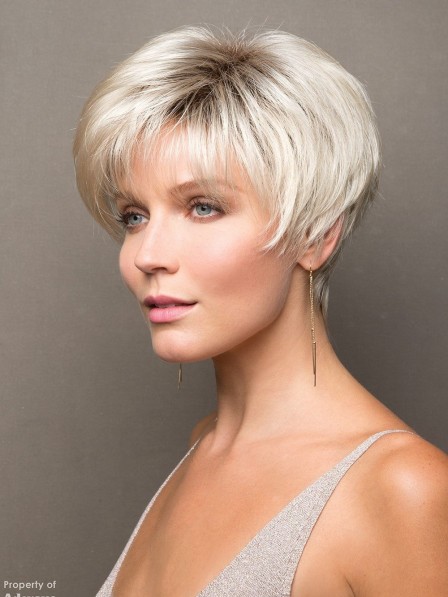 Affirdable Short Synthetic Hair Capless Wig for Women