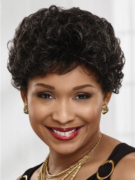 Elegant Mother's Curly Capless Wigs New Design