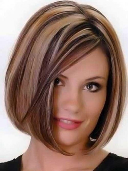 New Medium Length Straight Bob Wigs For Women