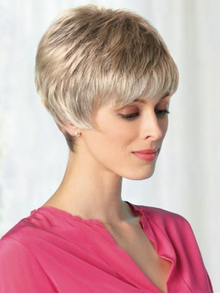 Fabulous Sassy Cut Platinum Blonde Wigs Store