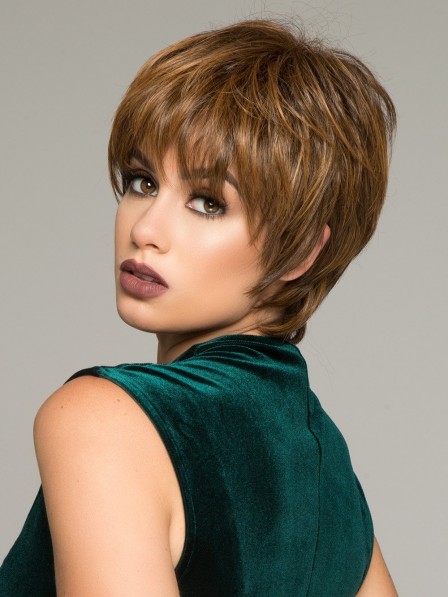 Short Boy Cut Straight Capless Wigs on Sale