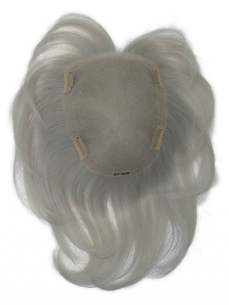 Human Hair Blend Top Piece Hair Piece