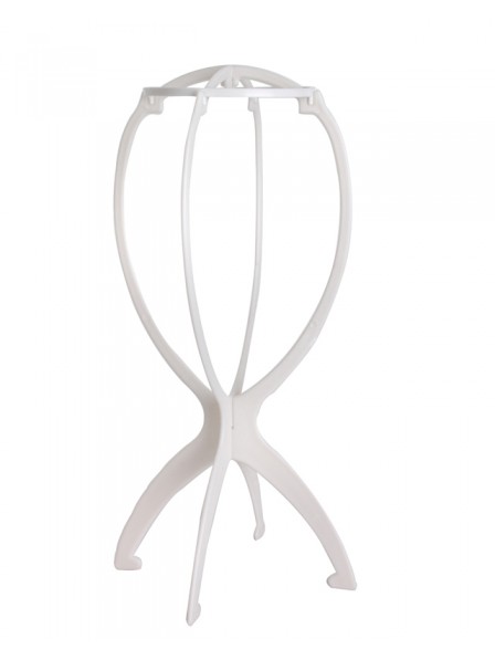 High Quality White 14" Plastic Wig Stand Holder Multi Use Hanger