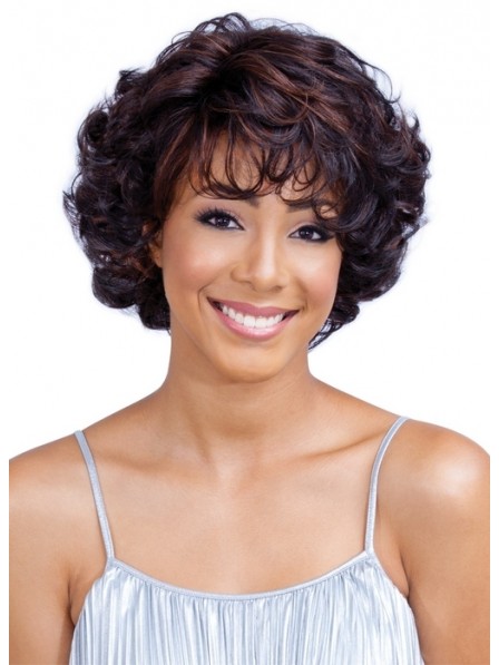 Amazing Wavy Short African American Women Wig Fast Ship