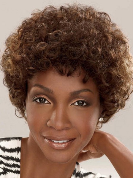 Cheap Black Women Synthetic Short Curly Women Hair Wig